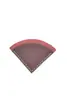 Marcapáginas con forma de abanico transfronterizo marcapáginas de cuero mini portátil regalo Marcapáginas con forma de corazón clip para página de libro cubierta protectora para esquina de libro