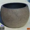 Tanque de Peces de Diámetro Grande Vintage, Tanque de Agua, Cascada para Paisajismo de Jardín, Tanque de Cerámica Estilo Antiguo de Loto con Circulación para Acuicultura, Tanque Grande para Peces Dorados