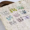 Cristal Dongzhou 11*3 Marquise Fina Fondo Puntiagudo Diamante Chapado en Plata Flash K9 Vidrio Oval Puntiagudo Joyería Accesorios para Arte de Uñas DIY
