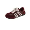 Suela suave casual de moda de otoño de caña baja, zapatos Argan estilo zapato sencillo, zapatillas de deporte estilo tabla, nuevo estilo deportivo, zapatos de entrenamiento alemanes para mujer, estilo coreano