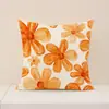 Nueva Funda de Almohada Floral Retro de Amazon Poliéster Versátil Cojín de Asiento para Interiores Decorativo para Sala de Estar Cojín de Sofá