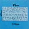Molde de 26 Letras Inglesas Mayúsculas Silicona Chocolate Dulces Galleta Pastel Decoración Molde para Hornear Pegamento de Silicona