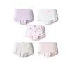 BalaoneBalabala Ropa Interior Infantil Algodón Tipo a Calzoncillos Boxer para Niñas Boxer Briefs Antibacterianos Paquete de Cinco