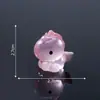 Figuras de unicornio lindas, coloridas y galvanizadas - adorables accesorios decorativos de bricolaje para paisajes en miniatura, interiores de automóviles y escritorios