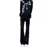 Pantalones de Hombre Lisos de Caída Suave Estilo High Street Otoño 2026, Estilo Hong Kong Moderno Versátil Adelgazantes y Alargadores de Piernas Ligeramente Acampanados