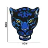 Parche de Tela Bordado Tigre de la Selva Transfronterizo Bestia Jaguar Panda Insignia de Velcro Accesorios Parche Personalizado para Mochila