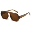Gafas de Sol de Una Sola Puente Estilo Aviador Europeas y Americanas Nuevo Modelo 2026 Personalidad Gafas de Sol Simples Versátiles Gafas de Sol de Moda Estilo Callejero