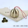 Campana de cobre accesorio de campana de viento campana de latón con martillo de campana sonará metal pequeña campana campana de viento material para manualidades campana de Navidad