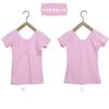 Roupas de Dança Blusa de Manga Curta Verão Ballet Cheongsam Roupas de Prática Exame de Arte Cintura Apertada Decote V Chinês Fina Verde Camiseta