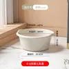 Bañera Infantil 56cm Extra Grande de Plástico para Cuidado de Bebés, Engrosada para Lavar Artículos Grandes como Ropa, Colchas y Sábanas