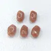 Contas Irregulares em Formato de Pedra Bicolores 12x20mm com Pequenos Furos, Novos Acessórios Estilo Chinês, Acrílico