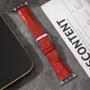 Pulseira para Apple Watch iwatch10/Ultra9/8/SE/6/5/4/3/2/1 geração, padrão crocodilo