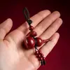 Nuevo Llavero de Loto Cinabrio Pixiu Estilo Calabaza Colgante para Coche Adorno de Hebilla de Seguridad Colgante Unisex Al por Mayor