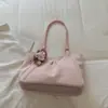 Bolso tote minimalista de estilo coreano con estampado de leopardo, nuevo para 2026, un bolso de hombro elegante y espacioso para el trabajo y los desplazamientos, también adecuado como bolso de axila