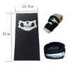 Guantes de Esqueleto de Horror Negro para Halloween Estampado de Calavera Turbante Mágico Variedad Bufanda a Prueba de Sol y Polvo