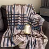 Manta de cashmere sintético grau A, espessa para o inverno, feita de veludo de leite, adequada para cochilos no escritório, como capa de sofá ou como xale.