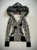 Sudadera con Capucha Lavable de Cuello Grande de Piel Estilo High Street Americano Retro Estampada Unisex Moderna Versátil Chaqueta Transfronteriza Negra