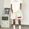 Pantalones Cortos de Algodón para Hombre Estilo Americano de Verano, Elegantes Pantalones Cortos Deportivos de Baloncesto, Pantalones Cortos Sueltos Grandes Casuales de Espuma