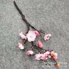 Pequeñas ramas de flores artificiales de invierno, nuevas flores chinas suaves para ramas de ciruelo, venta al por mayor