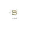 Ocho botones hebilla metálica ajustable accesorios de ferretería ropa interior traje de baño bikini sujetador ropa accesorios de botón trasero