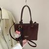 2025 Moda Ins Coreana Tendencia Simple Versátil Casual Bolso Cubo Tote Bolso Bandolera Cruzado Bolso de Mujer