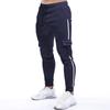 AliExpress eBay Comércio Exterior calça esportiva de pressão lateral masculina calça casual de moda multi-bolsos calça de tamanho grande K805