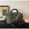 Bolsa Tote Macia Verde Floresta Nebulosa para Estudantes Universitárias, Estilo de Rua Moderno Casual para Viagem Fitness Armazenamento