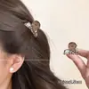Presilha de cabelo tipo laço estilo coreano para mulheres, mini presilha de garra elegante, presilha de cabelo de princesa fofa, presilha para franja lateral, acessório de cabelo