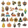 Venta Caliente Transfronteriza Acción de Gracias Hoja de Arce Calabaza Pavo Ardilla Creativo Accesorio DIY Llavero Colgante Pequeño