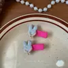 Nuevo Clip para el Cabello de Dibujos Animados de Colores Estilo Coreano Dopamina Clip de Tela Hecho a Mano para Niños Flequillo Lateral Accesorios Completos para el Cabello