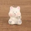Accesorios de Resina Mixta Tridimensional Aterciopelados Llavero de Dibujos Animados Colgante de Joyería Hecho a Mano DIY Venta al por Mayor