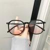 Rubor Gradiente Libro Rojo Gafas de Montura Grande Miopía Se Puede Equipar con Estilo Coreano Montura Negra Artefacto para Cara Lisa Armazón de Ojo Cara Redonda