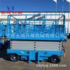 Fabricantes de elevadores móviles elevador de tijera hidráulico eléctrico vehículo de trabajo aéreo plataforma elevadora de tijera