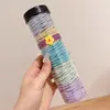 Cuerda de Pelo de Oso para Mujer Banda de Goma Elástica y Duradera para Atar la Cabeza Anillo para Atar el Cabello Banda de Goma para Cola de Caballo Alta Adorno para la Cabeza