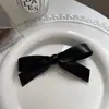 Pinza de cocodrilo con lazo de cuero de macarrón de color dulce, pinza lateral brillante estilo ins, pinza para flequillo para mujer