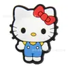 Nuevos Zapatos de Cueva de Halloween Decorativos Dibujos Animados Lindos Zapatos de Hello Kitty Hebilla de Zapato de Flor Especial Transfronterizo de Amazon Para en stock