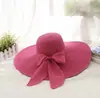 Sombreros de Paja para Playa de Verano al por Mayor, Sombreros de Protección Solar de Ala Ancha, Sombreros de Sol para Mujer, Adecuados para Salidas, Sesiones de Fotos y Viajes