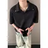 Estilo Old Money Nova Camisa Polo Masculina Verão Nova Marca Tendência Scoundrel Cleanfit Top Tendência Camiseta Solta