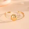 Pulsera de Tendencia de Moda Transfronteriza Europea y Americana Estilo Vacaciones en el Océano Metal Exagerado Caracola Estrella de Mar Abierta Pulsera Simple