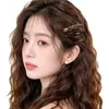 Pinza para el pelo de estampado de leopardo para mujer, pinza lateral de alta gama para cabellos sueltos y flequillo, nuevo modelo 2026 pasador para la frente, elegante accesorio para el cabello