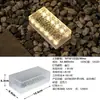 Lámpara de Ladrillo de Hielo Solar Transfronteriza Impermeable para Exteriores Decoración de Patio Subterráneo Diseño de Patio Pequeño Jardín Lámpara de Atmósfera Cubo de Hielo