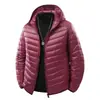 Popular Chaqueta Ligera de Plumas Transfronteriza para Hombre con Capucha Primavera, Otoño e Invierno Cuello Alto Chaqueta de Plumas para Hombre 50 Terciopelo Aliexpress