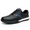 Zapatos de cuero para hombre, cuero genuino, antideslizantes, duraderos, elegantes, transpirables, hechos con piel de vaca de plena flor, zapatos de cuero casuales, disponibles para envío directo