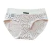 Ropa Interior de Algodón Puro con Estampado Floral Fresco para Mujer 10A Antibacteriana Entrepierna Extendida Transpirable y Cómoda Elástica Cubridora de Cadera Ropa Interior para Niña