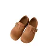 Zapatos Birkenstock originales de piel suave con hebilla, de suela gruesa y con plataforma interna para mujer, nuevos mocasines casuales antideslizantes de moda de verano