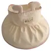 Sombrero de Bebé Verano Delgado Ala Ancha Protección Solar Parte Superior Abierta Gorra con Visera Bebé Niño y Niña Meses Pequeños Sombrero para el Sol