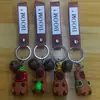 Colgante para llavero lindo caricatura muñeca Sanrio pelo mixto kulomi goma suave llave accesorios pequeños venta al por mayor