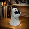 Decoración Creativa de Calabaza Fantasma Luminosa Adorno de Murciélago de Halloween Transfronterizo Arreglo de Escena de Mesa para Fiesta Regalo