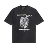 Nova Camiseta de Base Melancólica Rica de Segunda Geração Erd Sketch Graffiti Solta Casual de Manga Longa Marca Tendência Masculina e Feminina Camiseta de Manga Longa