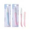Lamela Kit Dobrável de Lâminas para Sobrancelha com 3 Peças, Ferramentas de Beleza, Lâminas para Tatuagem de Sobrancelha, Coleção de Lâminas para Sobrancelha Feminina A0369